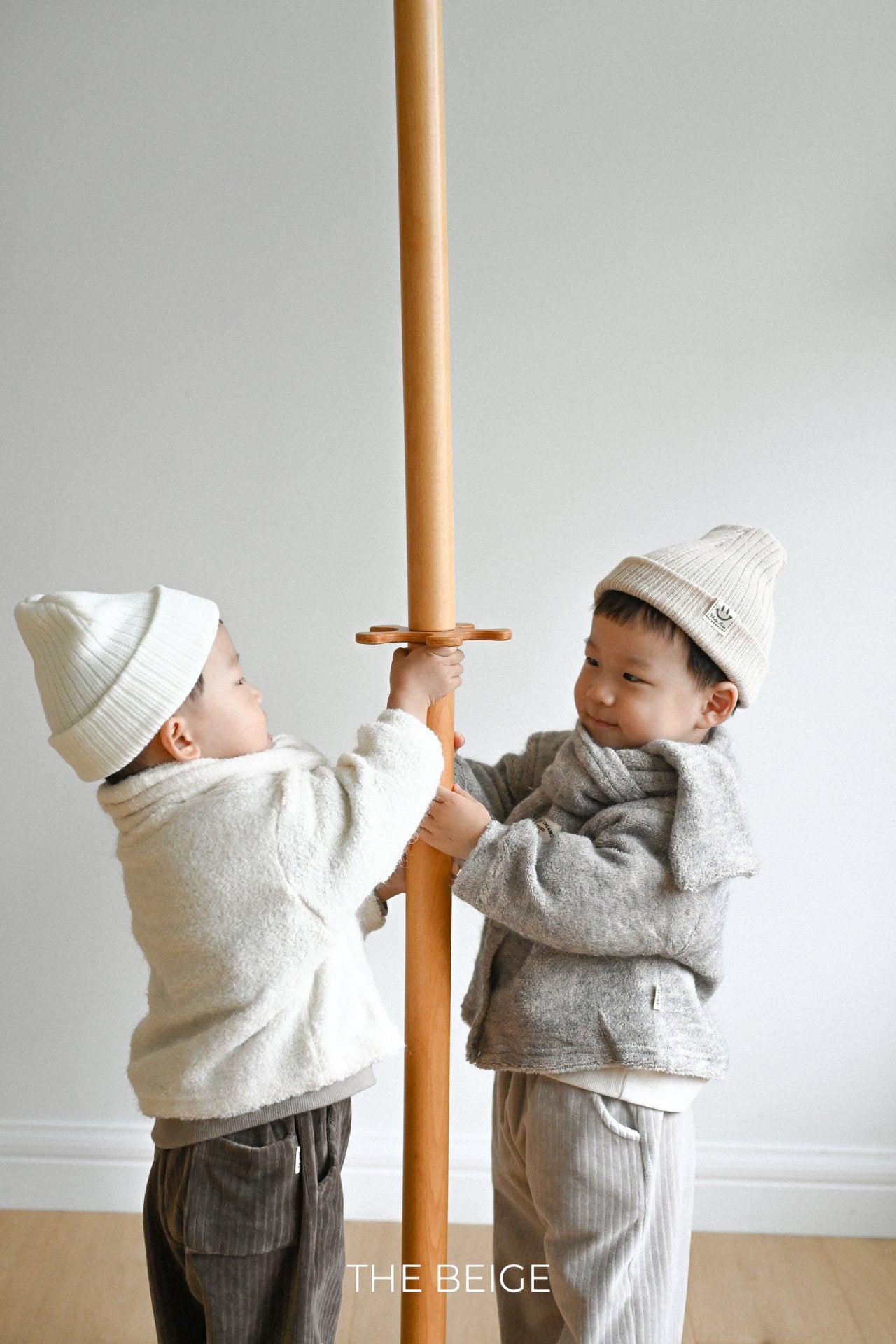 ［The beige］Knit cardigan