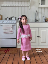 ［second moment］Coco frill stripe set up