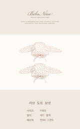 ［bebenine］Love Dot Bonnet