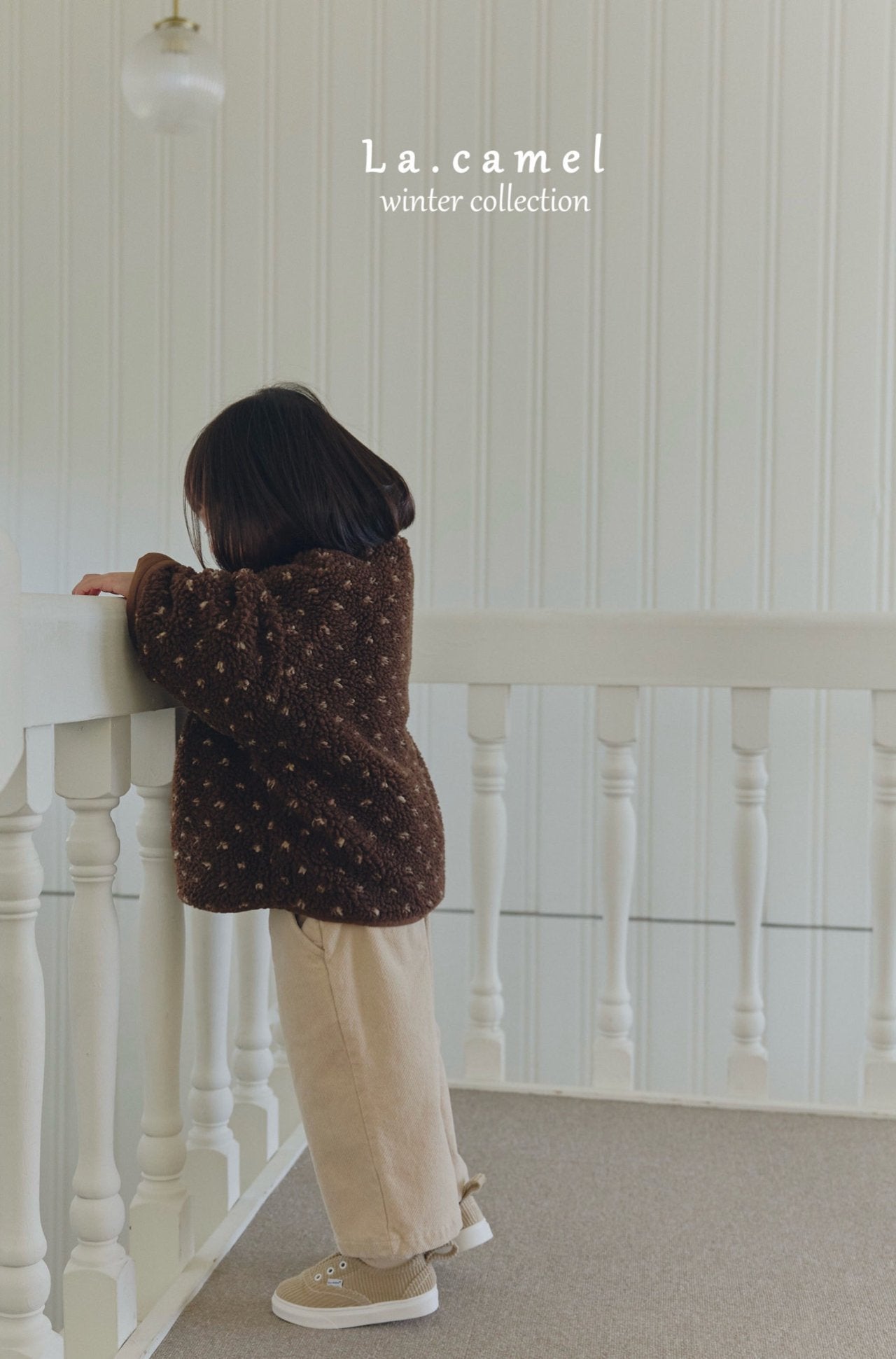 ［La.camel］Brownie  reversible padding jacket