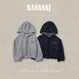 ［BANANAJ］Anggo dot hood jumper