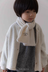 ［The beige］Knit muffler