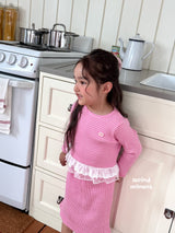 ［second moment］Coco frill stripe set up