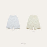 ［melmel］Mini flower pants