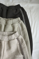 ［The beige］Tape hoodie set