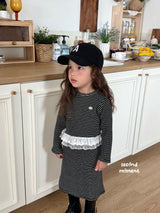 ［second moment］Coco frill stripe set up