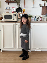 ［second moment］Coco frill stripe set up