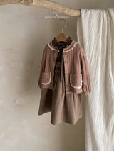［Mon petit bebe］Monde embroidery blouse