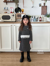 ［second moment］Coco frill stripe set up