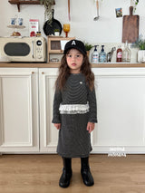 ［second moment］Coco frill stripe set up