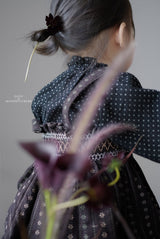 ［Mon petit bebe］Monde embroidery blouse
