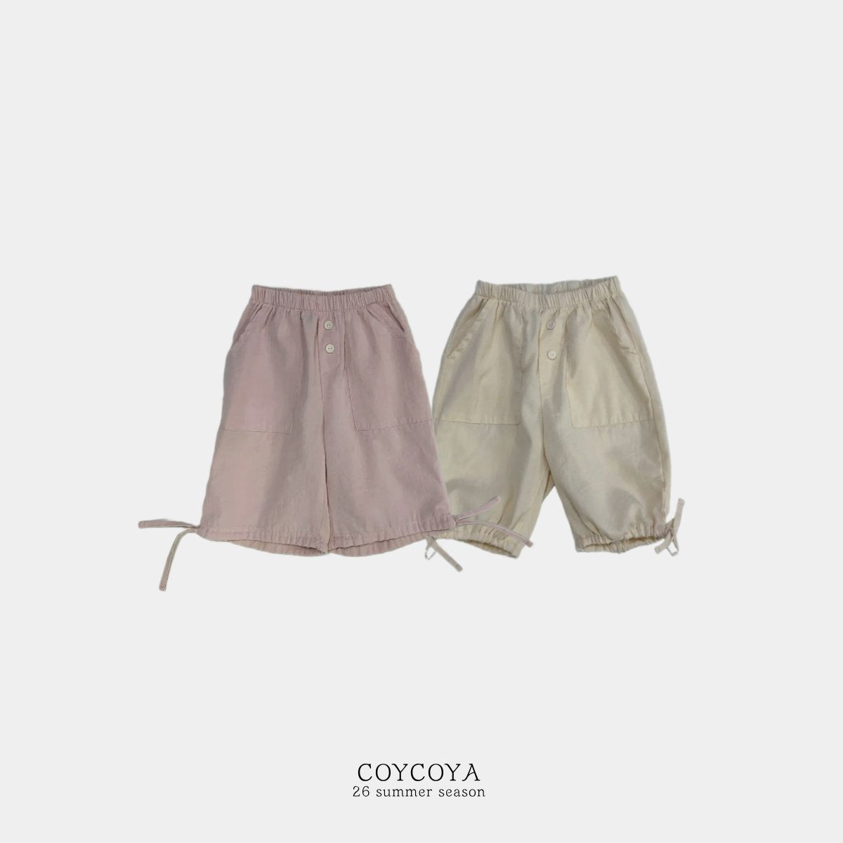 ［COYCOYA］Pocket string pants