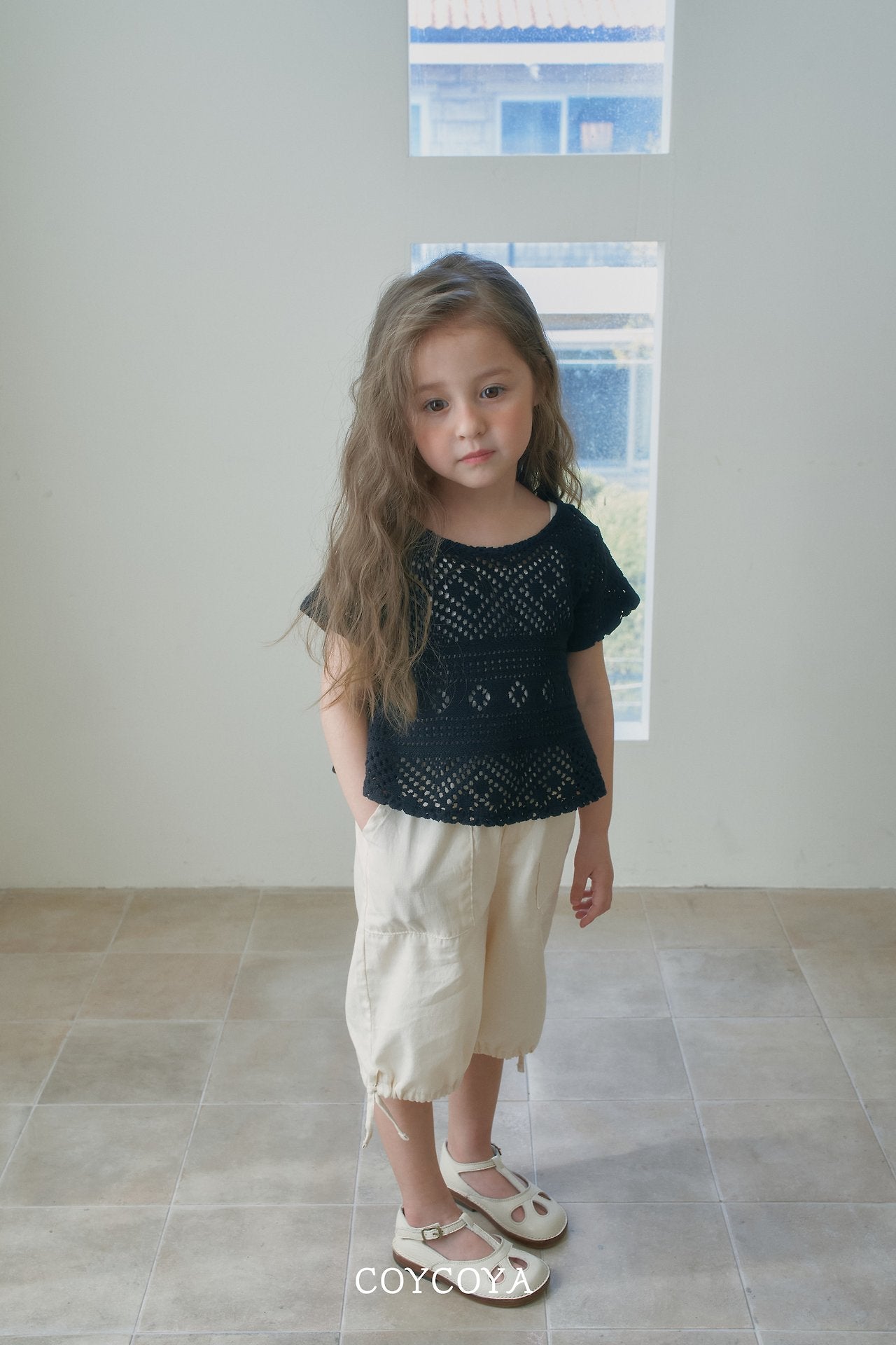 ［COYCOYA］Pocket string pants
