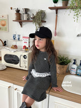 ［second moment］Coco frill stripe set up