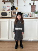 ［second moment］Coco frill stripe set up