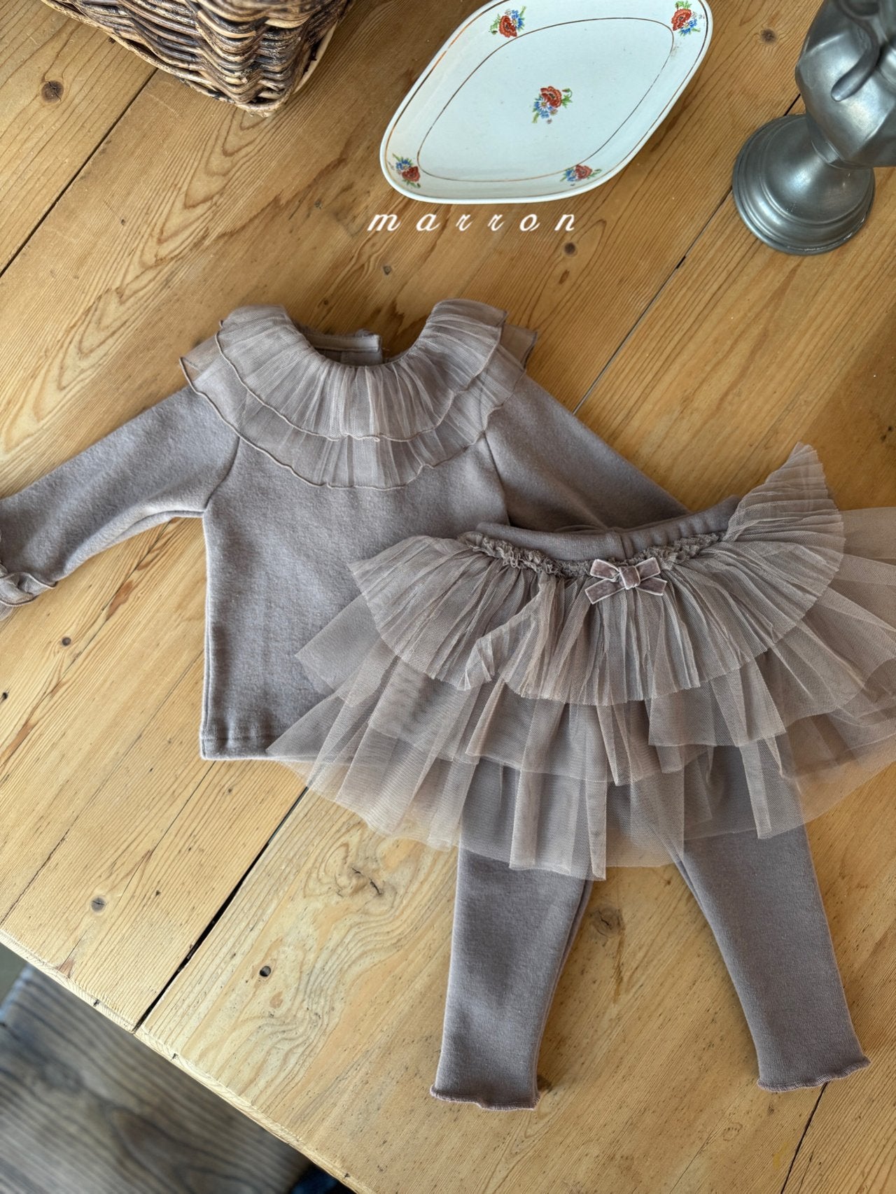 ［marron］Tutu warm leggings