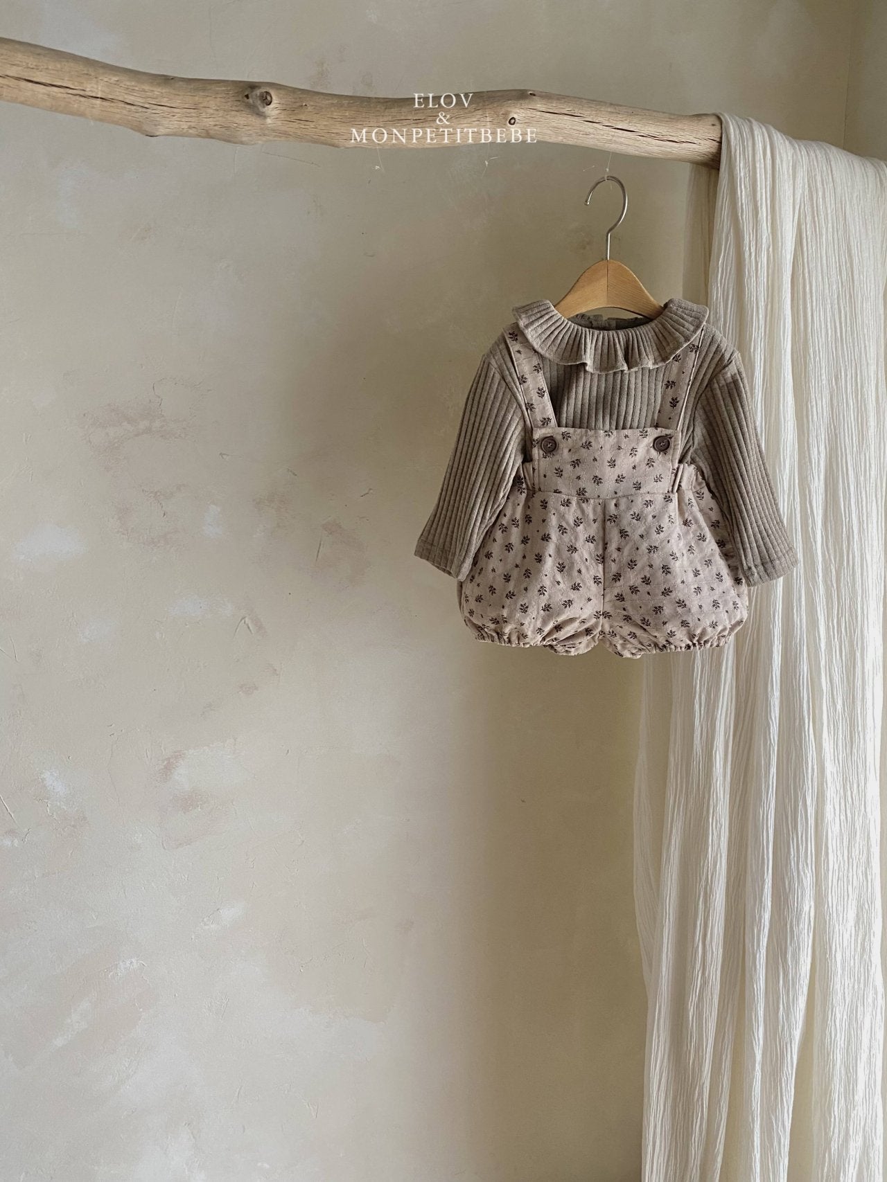 ［Mon petit bebe］Clara ruffle tops
