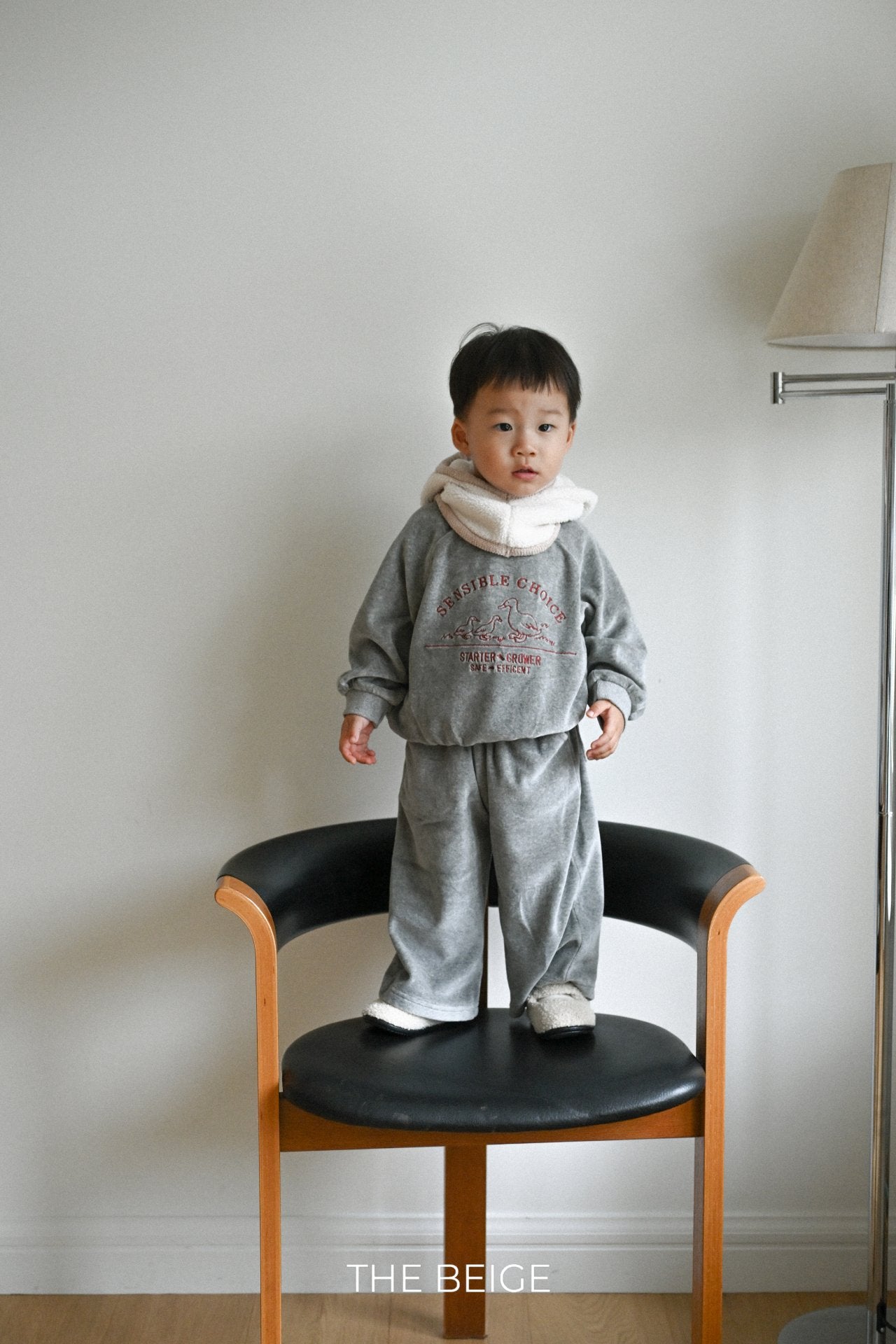 ［The beige］Velvet mtm