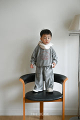 ［The beige］Velvet mtm