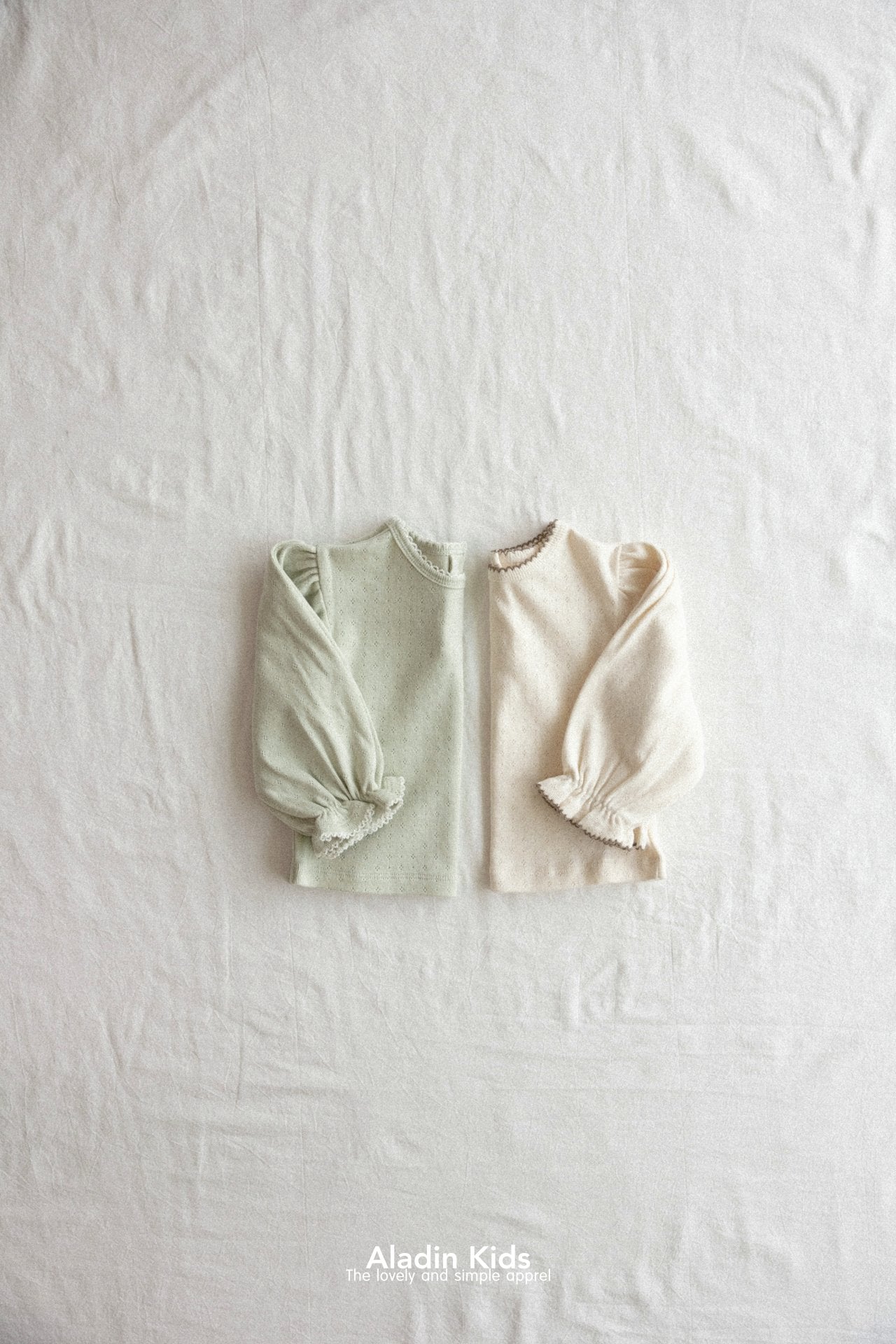 ［aladin］Pico lace eyelet tops