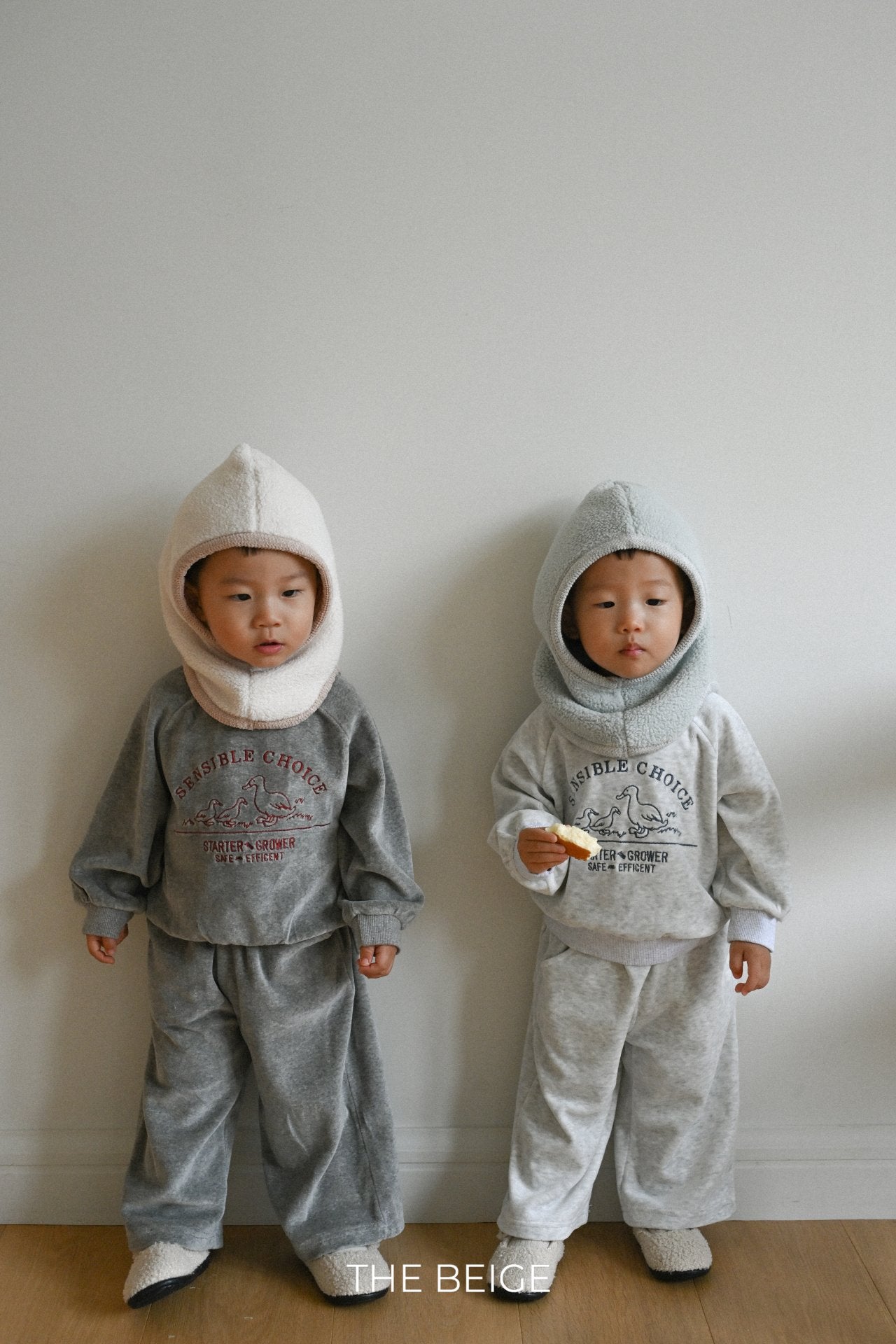 ［The beige］Velvet mtm