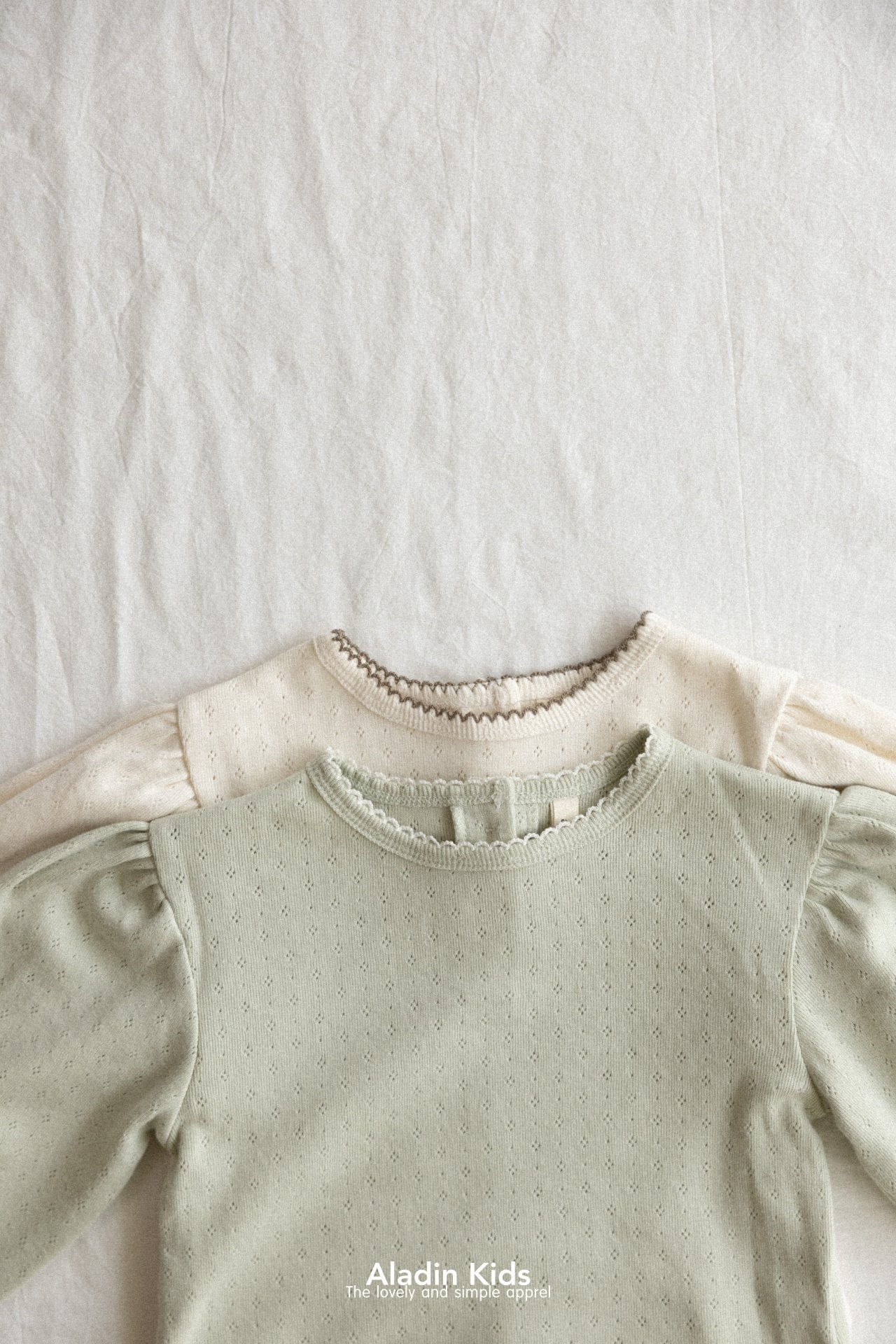 ［aladin］Pico lace eyelet tops