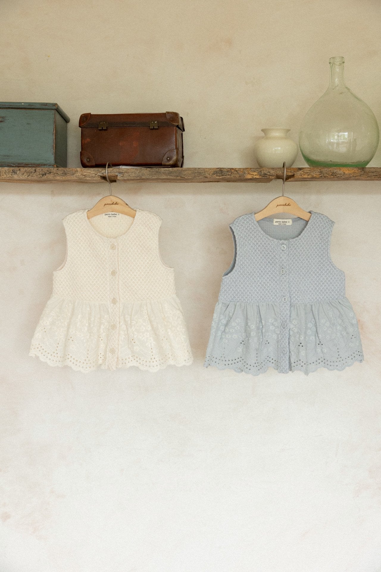 ［perrobebe］Helena knit vest