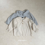 ［mimi market］Check balloon blouse