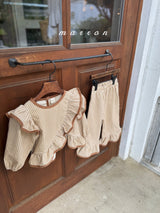 ［marron］Lala frill blouse