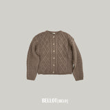 ［BELLOT］Alpha wool cardigan (mom)