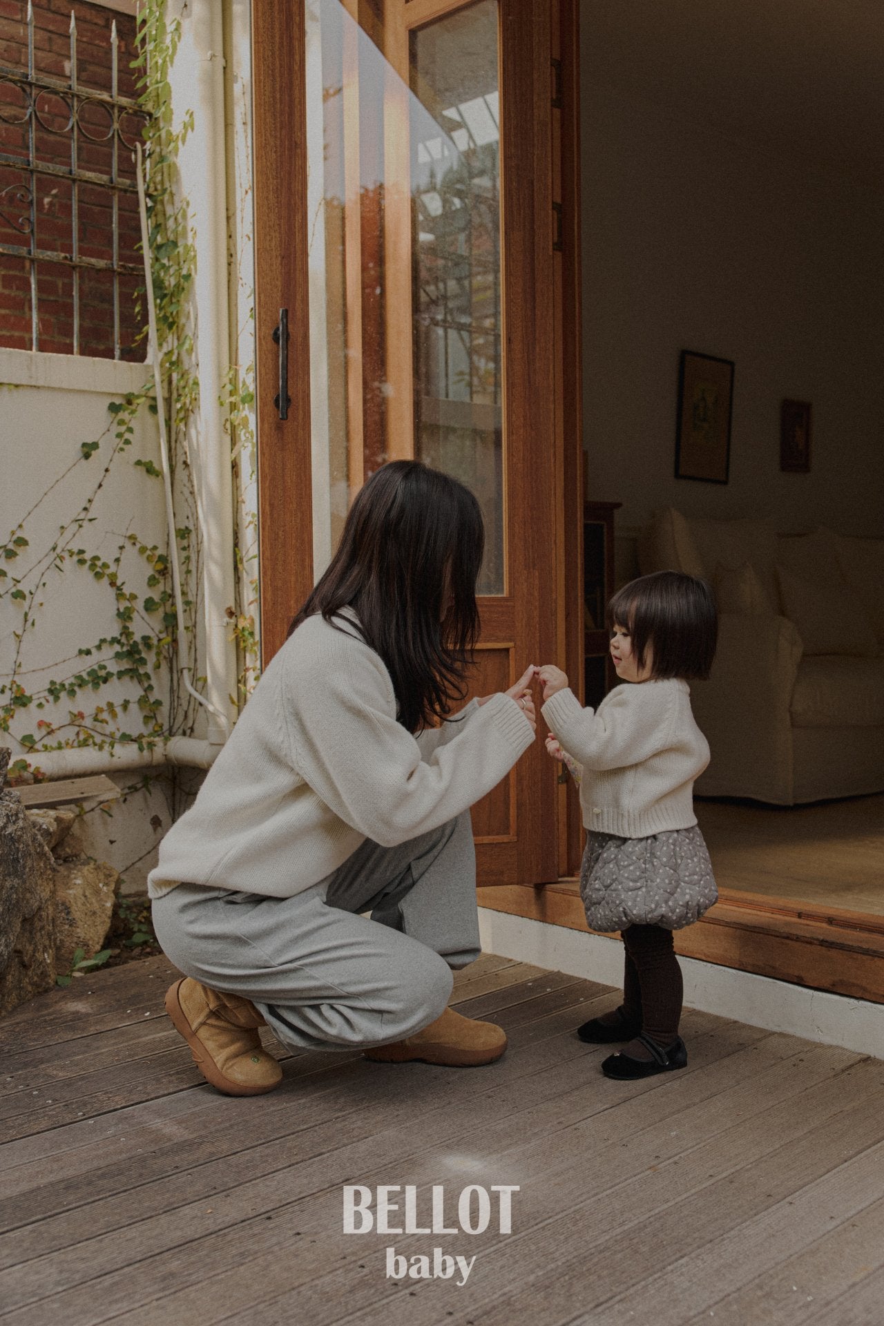［BELLOT］Via wool knit (mom)
