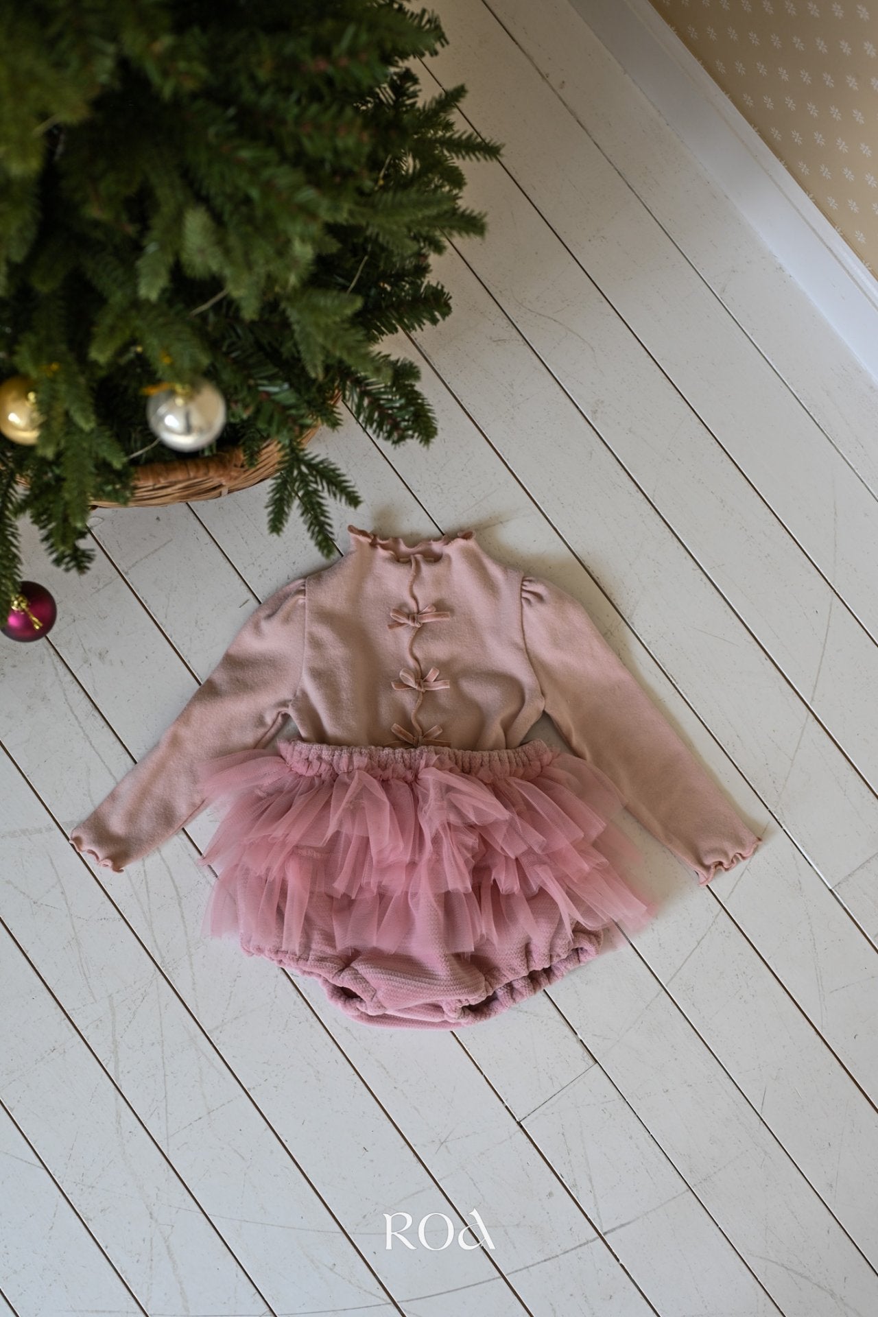 ［ROA］Rose ribbon tops