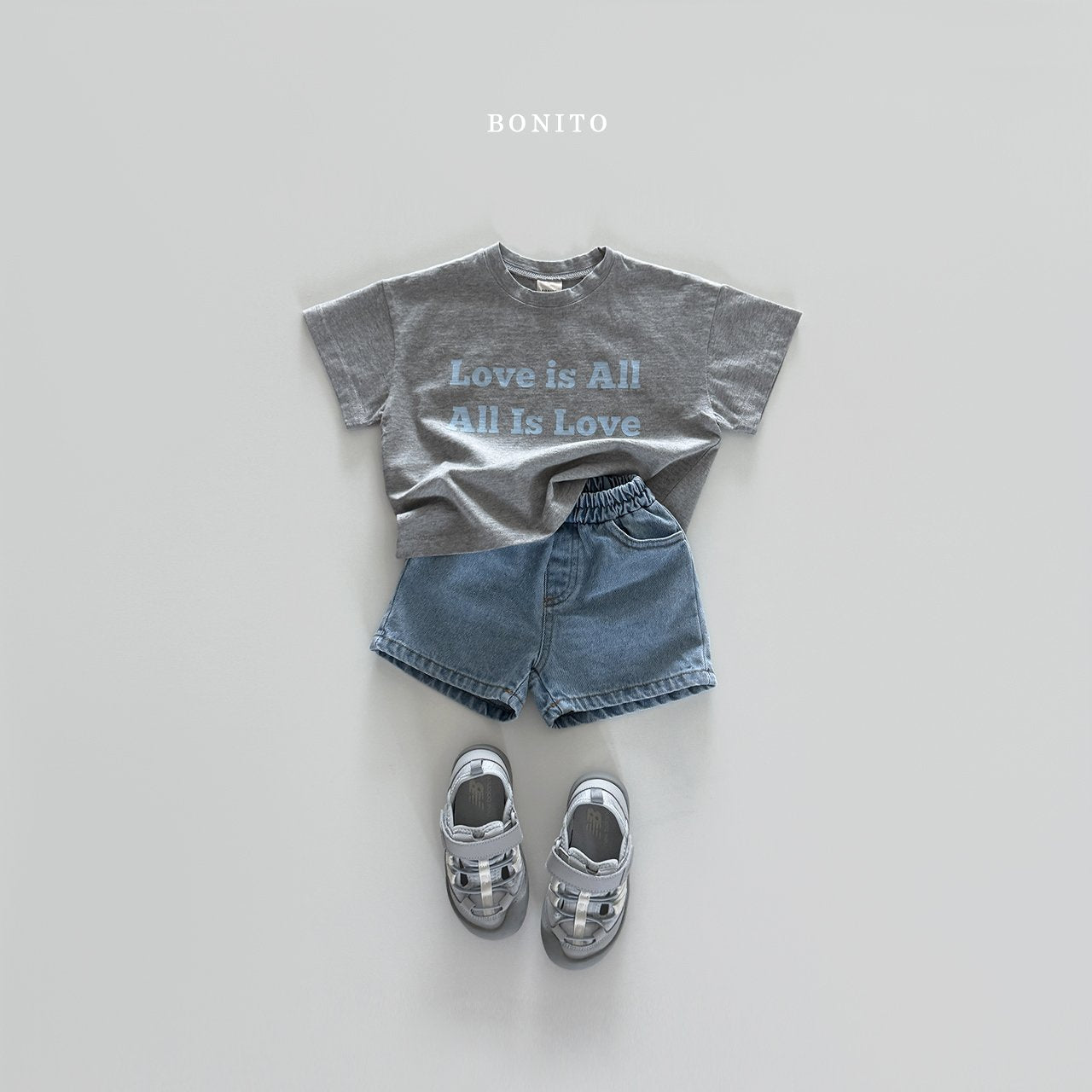 ［Bonito］Love is all tee (baby, kids, adult)