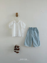 ［aladin］Lace denim pants