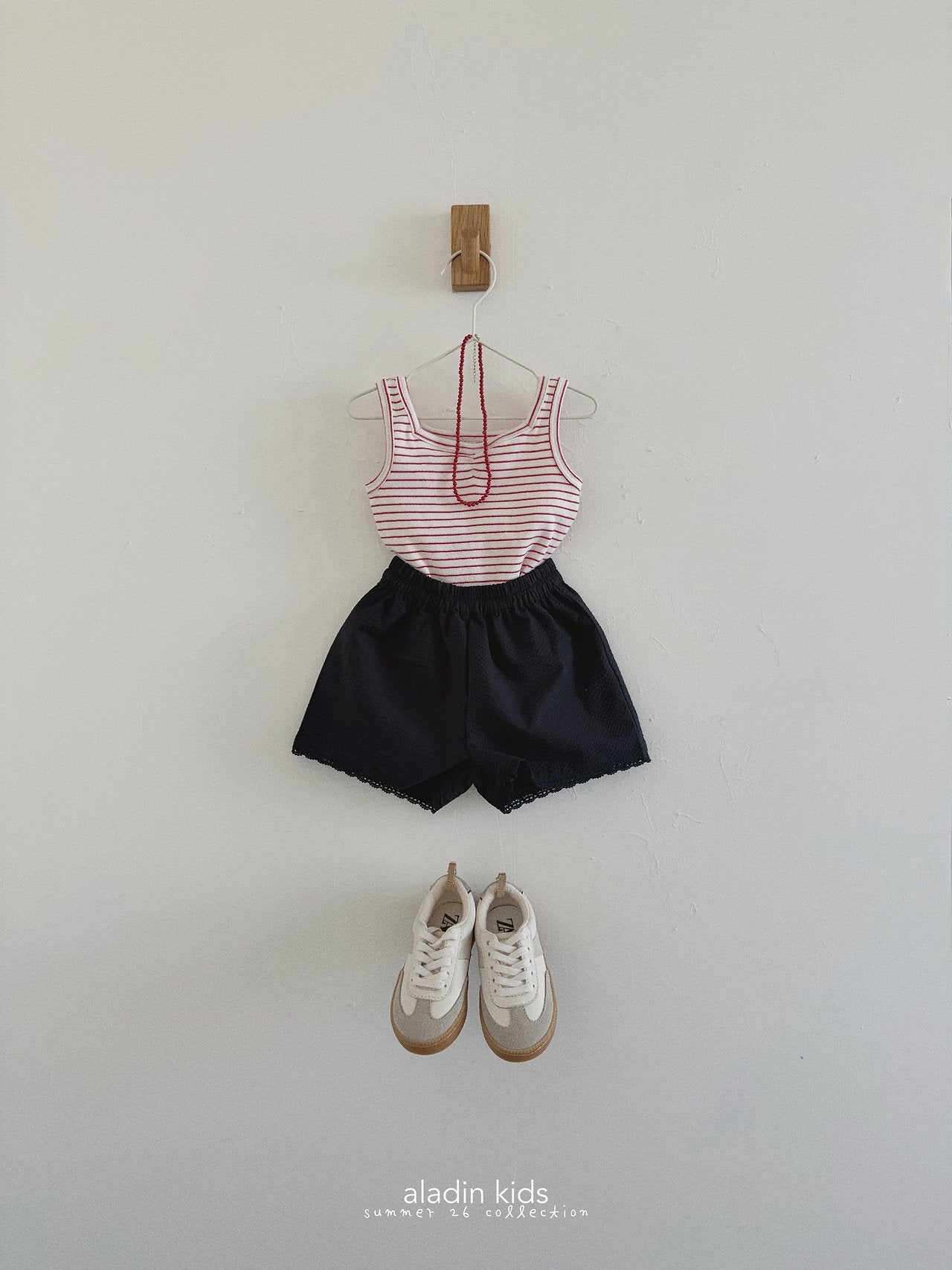 ［aladin］Square neck sleeveless tops