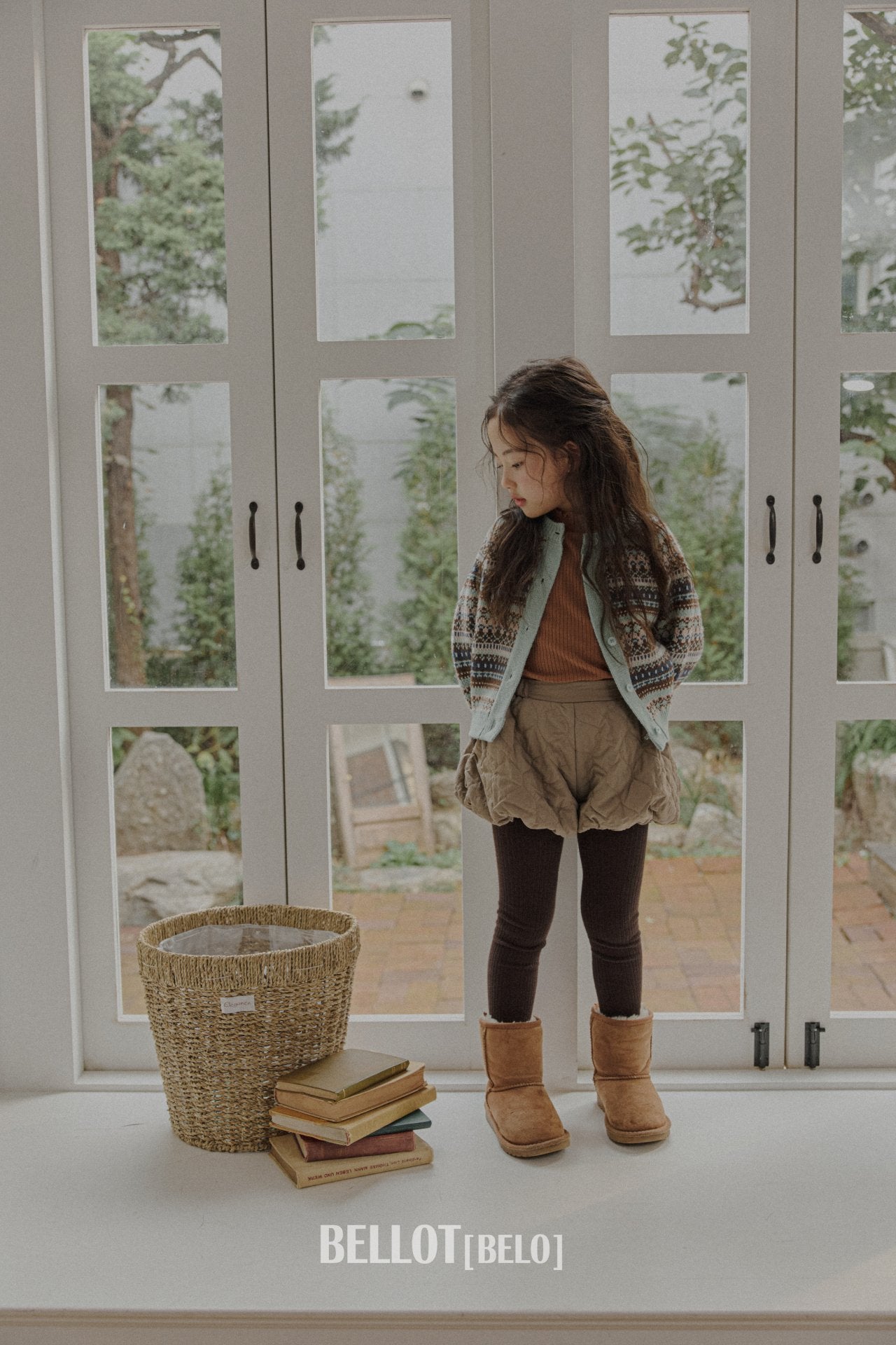 ［BELLOT］Nordic cashmere cardigan (kids)