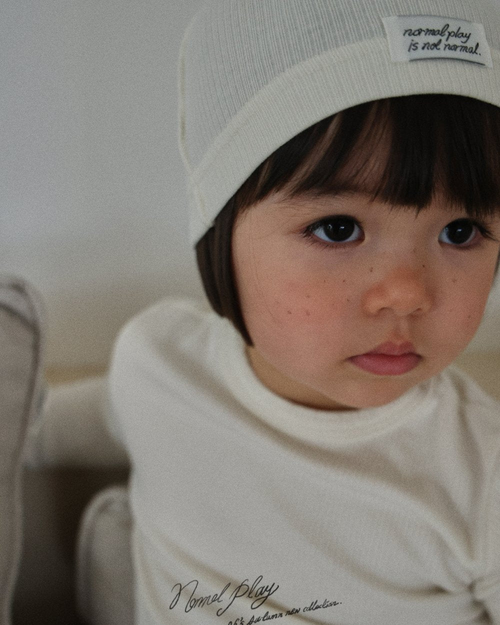［normalplay］Softy Autumn Knot Beanie