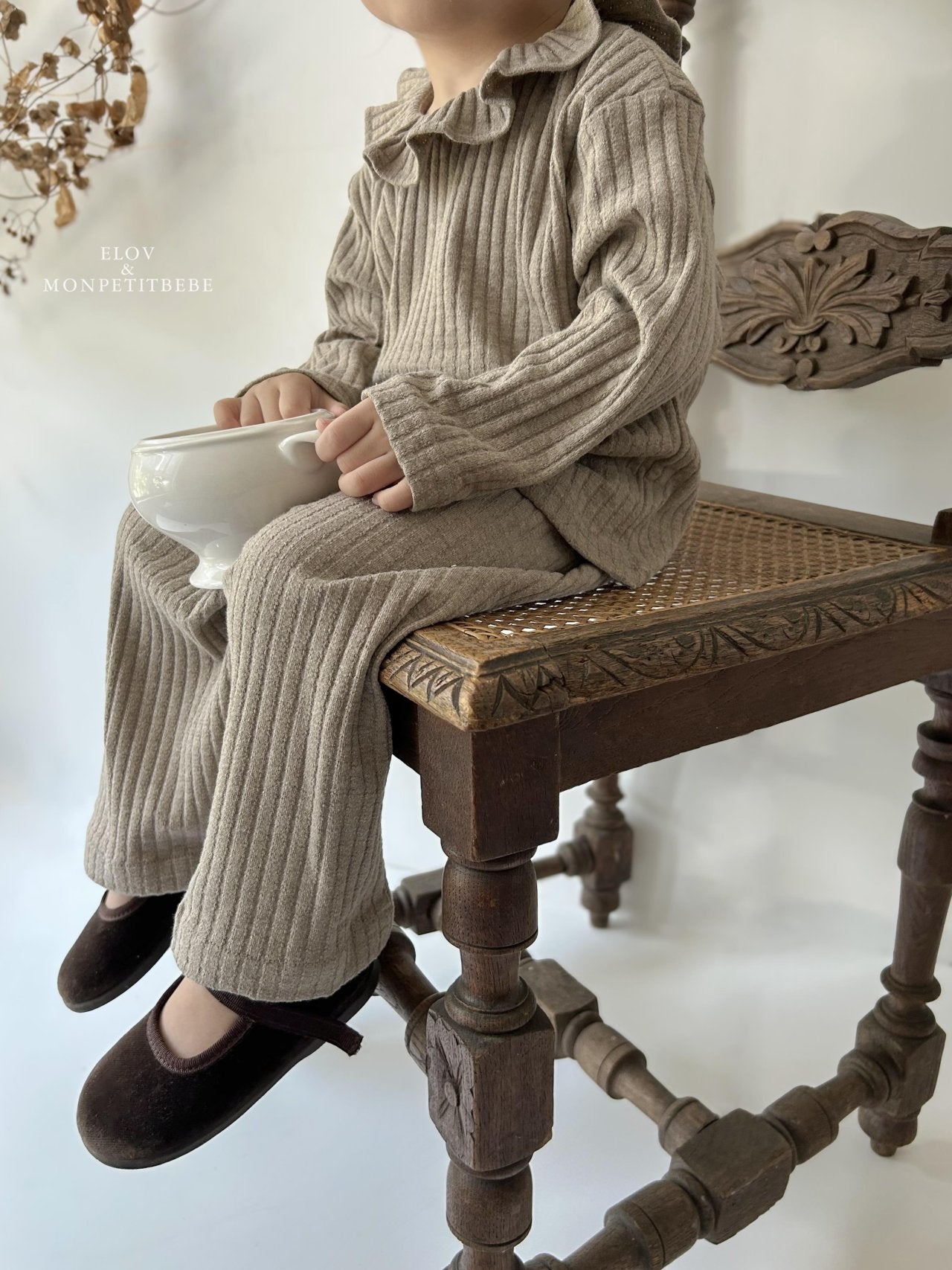 ［Mon petit bebe］Clara ruffle tops