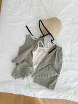 ［atomeme］Muse check sleeveless blouse