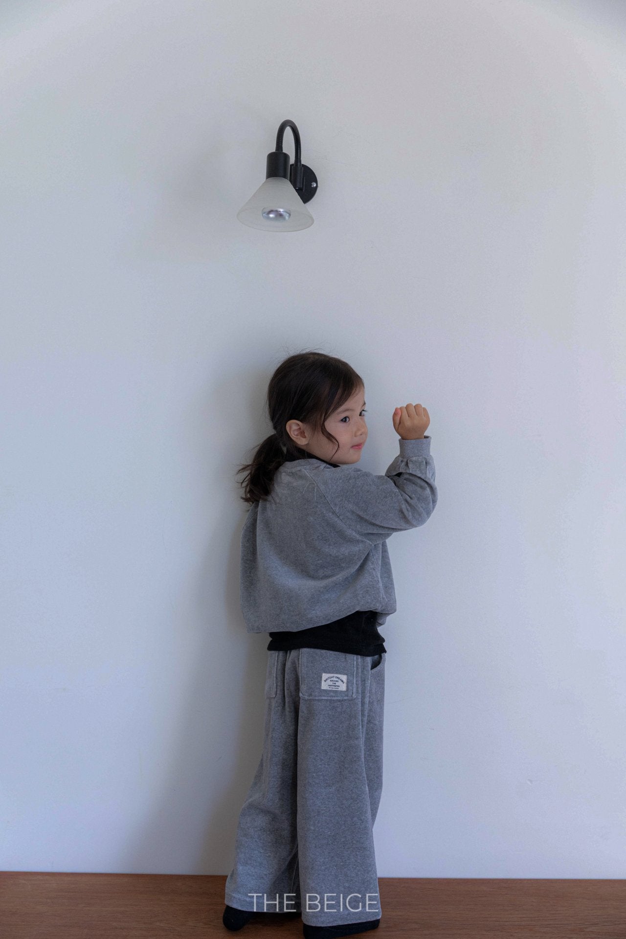 ［The beige］Velvet mtm