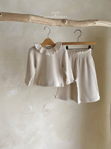［Mon petit bebe］Clara ruffle tops