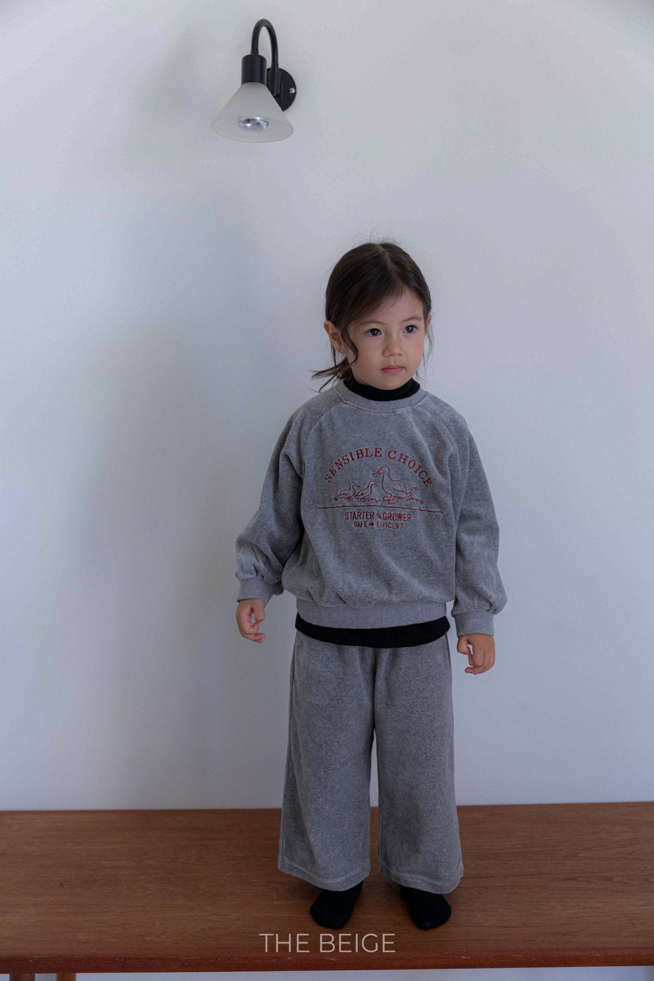 ［The beige］Velvet mtm