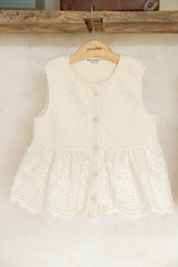 ［perrobebe］Helena knit vest