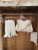 ［marron］Lala frill blouse