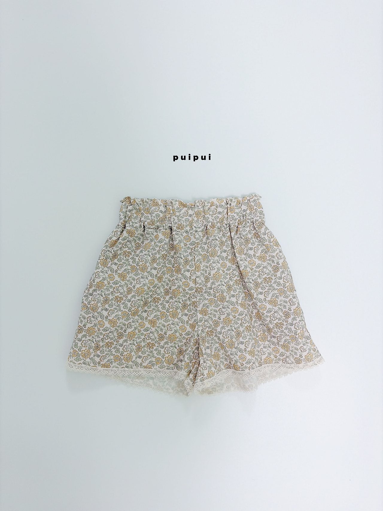 ［puipui］Vienna flower short pants