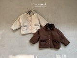 ［La.camel］Brownie  reversible padding jacket
