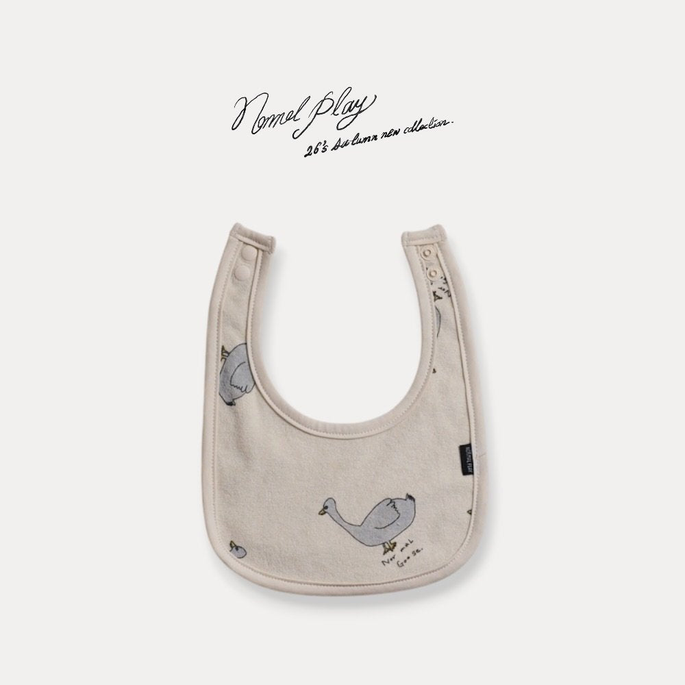 ［normalplay］Terry Duck Bib