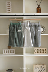 ［The beige］Velvet wide pants