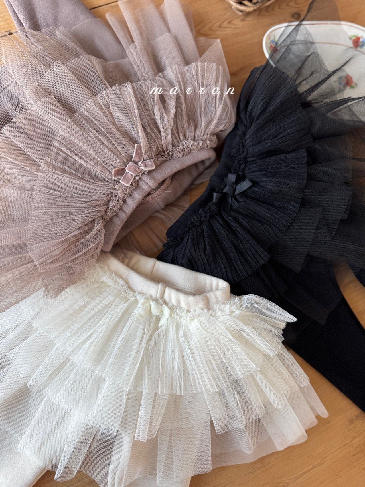 ［marron］Tutu warm leggings