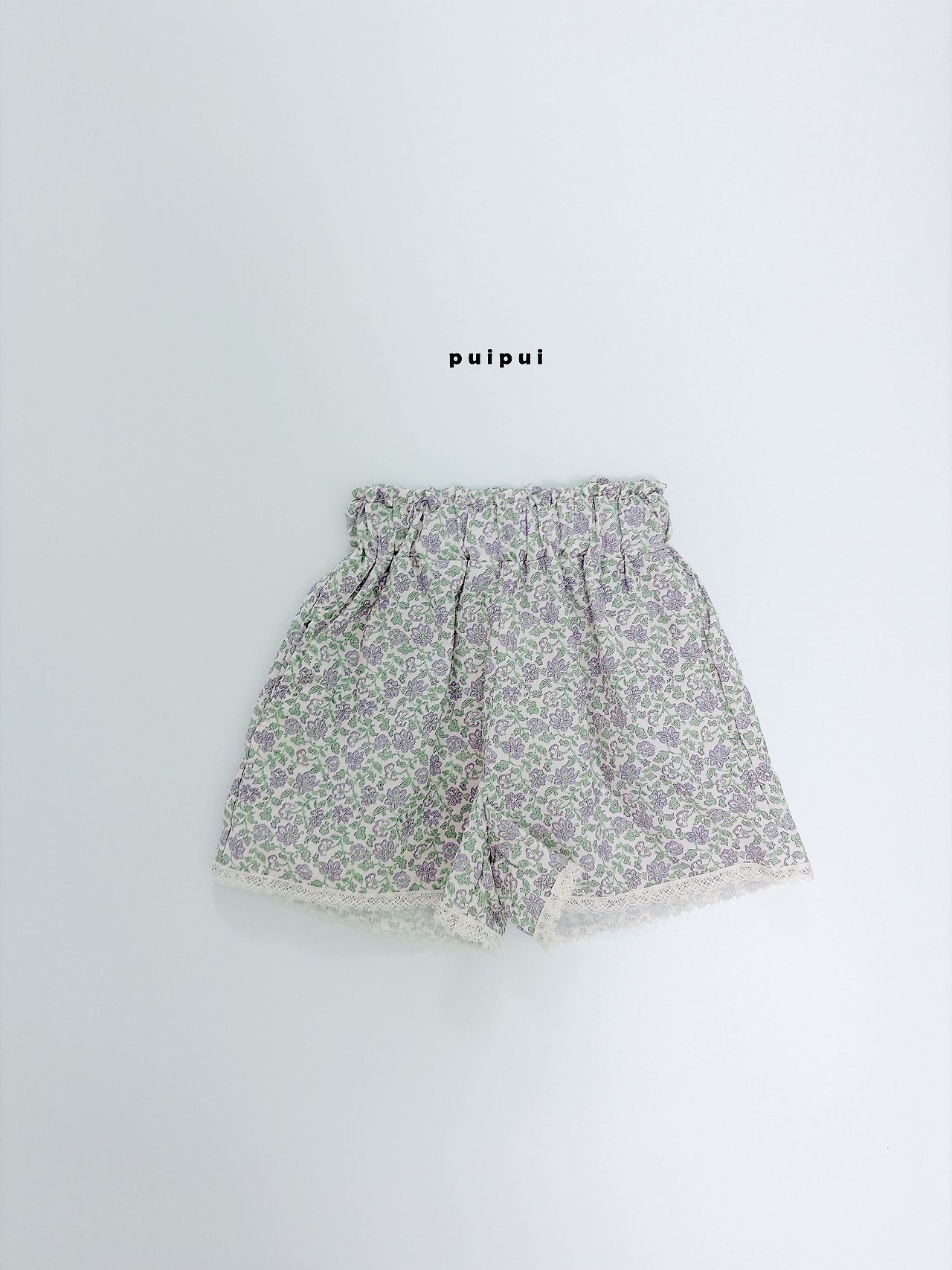 ［puipui］Vienna flower short pants